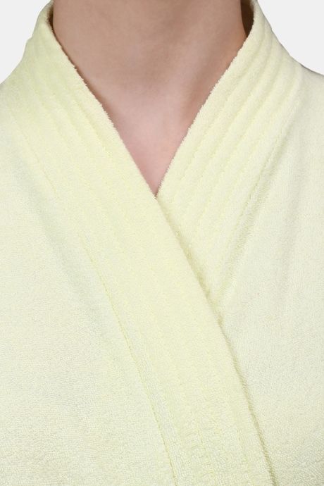 Red Rose Terry Cotton Bathrobes - Yellow — image 5