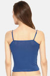 Red Rose Viscose Camisole - Blue — thumbnail 2