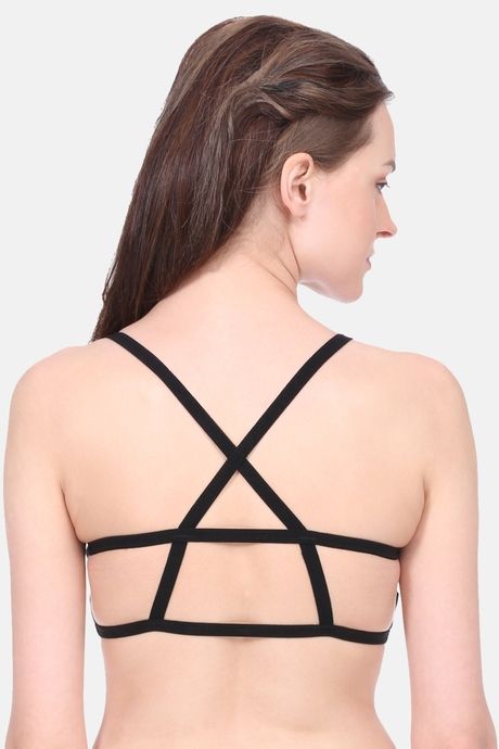 Red Rose Modal Camisole - Black — image 2