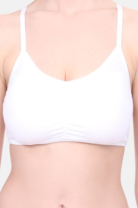 Red Rose Modal Camisole - White — image 3