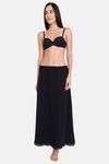 Red Rose Cotton Layering Skirt -Black — thumbnail 1