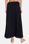 Red Rose Cotton Layering Skirt -Black — thumbnail 2