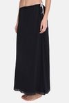 Red Rose Cotton Layering Skirt -Black — thumbnail 6