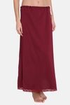 Red Rose Cotton Layering Skirt -Maroon — thumbnail 6