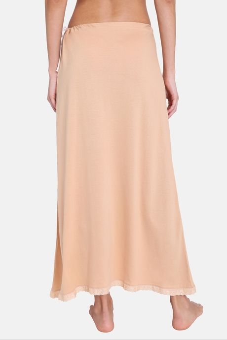 Red Rose Cotton Layering Skirt -Skin — image 2