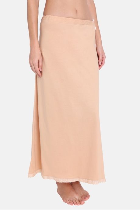 Red Rose Cotton Layering Skirt -Skin — image 6