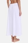 Red Rose Cotton Layering Skirt -White — thumbnail 2