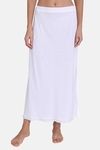 Red Rose Cotton Layering Skirt -White — thumbnail 4