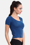 Red Rose Viscose Camisole - Blue — thumbnail 3