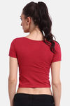 Red Rose Viscose Camisole - Red — thumbnail 2