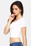 Red Rose Viscose Camisole - White — thumbnail 3