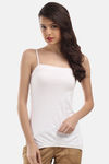 Red Rose Cotton Camisole - White — thumbnail 1