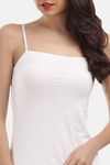 Red Rose Cotton Camisole - White — thumbnail 3