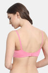 VStar Double Layered Non Wired Medium Coverage Super Support Bra - Crisp Pink — thumbnail 3