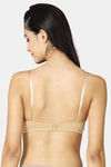 VStar Double Layered Non Wired Medium Coverage Super Support Bra - Beige Skin — thumbnail 3