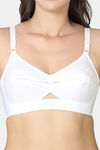 VStar Single Layered Non Wired Medium Coverage Super Support Bra - White — thumbnail 4