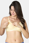 VStar Double Layered Non Wired Medium Coverage Maternity / Nursing Bra - Skin — thumbnail 1