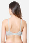 VStar Double Layered Non Wired Full Coverage Super Support Bra - Cool Grey — thumbnail 3