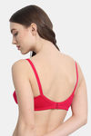 VStar Double Layered Non Wired Medium Coverage Super Support Bra - Bright Rose — thumbnail 3