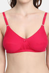 VStar Double Layered Non Wired Medium Coverage Super Support Bra - Bright Rose — thumbnail 4
