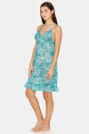 Rozerra Slip-On Lace Cover-Up Poncho - Green — thumbnail 2