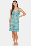 Rozerra Slip-On Lace Cover-Up Poncho - Green — thumbnail 4