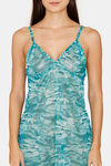 Rozerra Slip-On Lace Cover-Up Poncho - Green — thumbnail 5
