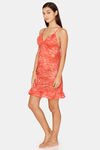 Rozerra Slip-On Lace Cover-Up Poncho - Orange — thumbnail 2