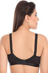 Sona Single Layered Non Wired Full Coverage Sag Lift Bra - Black — thumbnail 2