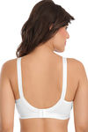 Sona Single Layered Non Wired Full Coverage Sag Lift Bra - White — thumbnail 2