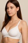 Sona Double Layered Non Wired 3/4Th Coverage Sag Lift Bra - White — thumbnail 4