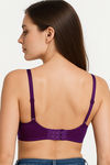 Sona Double Layered Non Wired 3/4Th Coverage Sag Lift Bra - Wine — thumbnail 2