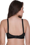 Sona Single Layered Non Wired Full Coverage Sag Lift Bra - Black — thumbnail 2