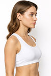 Sona Double Layered Non Wired Full Coverage Sag Lift Bra - White — thumbnail 3