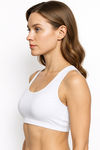 Sona Double Layered Non Wired Full Coverage Sag Lift Bra - White — thumbnail 4