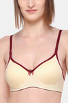 Sona Padded Non Wired 3/4th Coverage Sag Lift Bra - Lemon — thumbnail 5