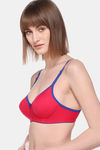 Sona Padded Non Wired 3/4th Coverage Sag Lift Bra - Pink — thumbnail 3