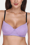 Sona Padded Non Wired 3/4th Coverage Sag Lift Bra - Lavender — thumbnail 5