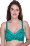 Sona Single Layered Non Wired Medium Coverage Sag Lift Bra - D-Green — thumbnail 1