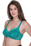 Sona Single Layered Non Wired Medium Coverage Sag Lift Bra - D-Green — thumbnail 3