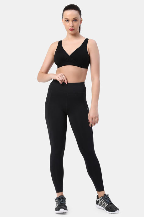 Soie Non-Wired Removable Padded Full Coverage Beginners Bra  - Black — image 5