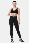 Soie Non-Wired Removable Padded Full Coverage Beginners Bra  - Black — thumbnail 5