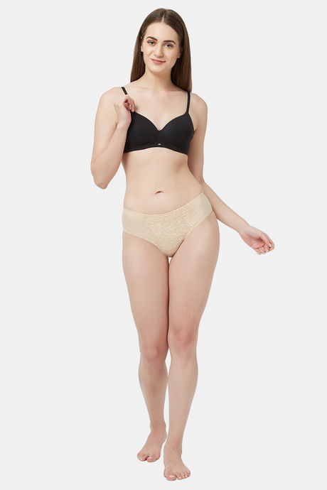 Soie Medium Coverage Padded Non-Wired T-Shirt Bra - Black — image 5