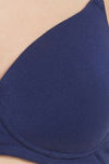 Soie Medium Coverage Padded Non-Wired T-Shirt Bra - Navy — thumbnail 5