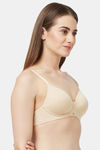 Soie Medium Coverage Padded Non-Wired T-Shirt Bra - Nude — thumbnail 2