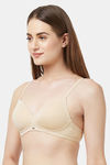 Soie Medium Coverage Padded Non-Wired T-Shirt Bra - Nude — thumbnail 3