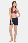 Soie Medium Coverage Padded Non-Wired T-Shirt Bra - Wine — thumbnail 4