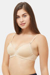 Soie Medium Coverage Padded Non-Wired T-Shirt Bra - Nude — thumbnail 3