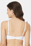 Soie Medium Coverage Padded Non-Wired T-Shirt Bra - White — thumbnail 4