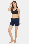 Soie Double Layered Non Wired Full Coverage Minimiser Bra - Black — thumbnail 4